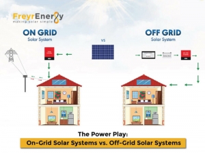 The Power Play: On-Grid Solar Systems vs. Off-Grid Solar Systems - Freyr Energy: